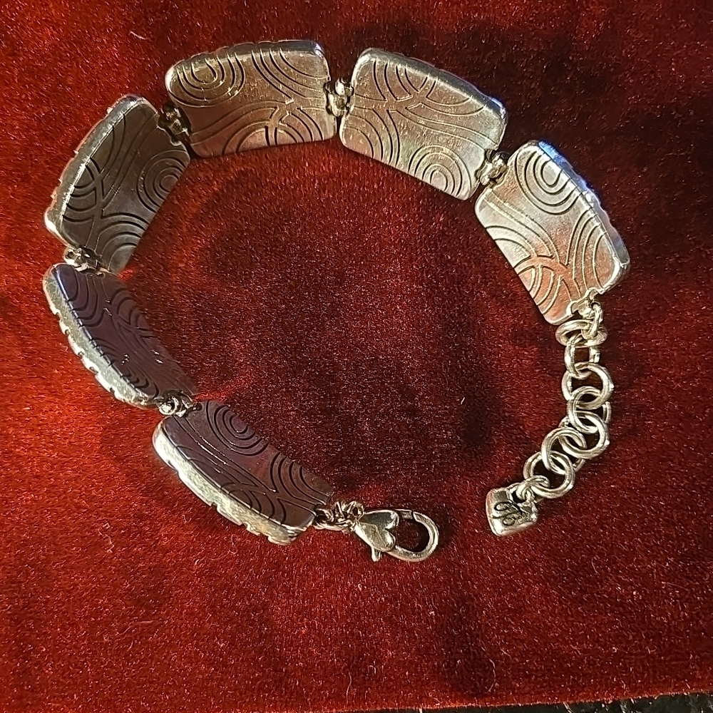 Brighton Elegant Silver Patterned Bracelet - image 3